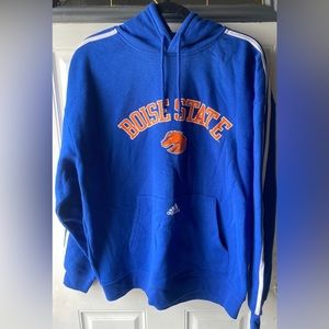 Adidas men’s large Boise State Broncos Colosseum Arch & Logo Pullover Hoodie